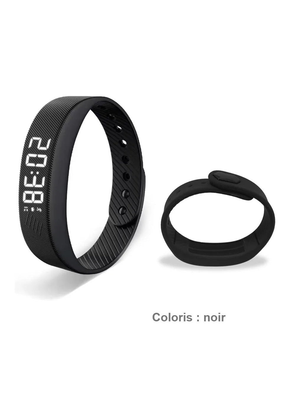 Bracelet réveil Neliosa, coloris noir